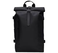 Rains - Ciclismo urbano - Rolltop Rucksack Large W3 Black - Negro