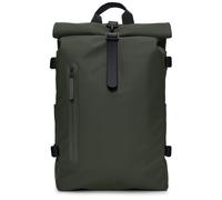 RAINS Mochila Rolltop Large verde