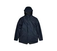 RAINS Cortaviento semilargo con capucha unisex JACKET. Color azul marino
