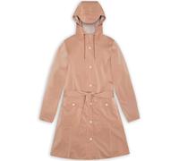 RAINS Curve Long Jacket W3 Coy Talla: M | Abrigos Tipo Trench Outlet | Mujer
