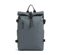 Rains Large Mochila roll-top azul-gris, polyester, unisex, 23L