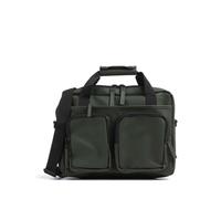 Rains Maletín verde oscuro, fibra sintética, unisex