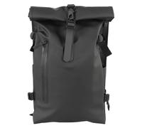 Rains - Mochila grande con cierre enrollable - Bags - Hombre - Negro - ONE SIZE -