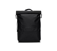 Rains Trail Mochila roll-top negro, poliuretano, unisex, 18L