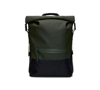 RAINS Mochila impermeable Trail Rolltop para hombres y mujeres, Verde, Talla única