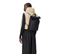 Rains Mochila mixta ROLLTOP RUCKSACK MINI. Color Negro