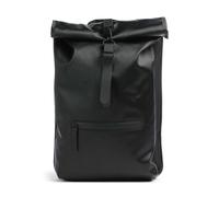 Rains Mochila roll-top negro, polyester, unisex, 13L