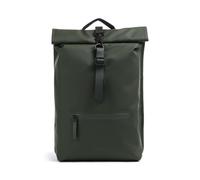 Rains Mochila roll-top verde oscuro, fibra sintética, unisex, 13L