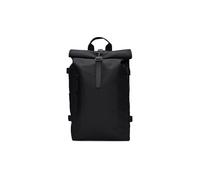 RAINS Mochila Rolltop Large negro