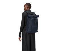 RAINS Mochila Unisex ROLLTOP RUCKSACK. Talla talla única. Color azul marino