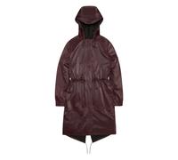 Rains - Parka Bordeaux con Estilo String W - Coats - Mujer - Rojo - M -