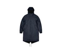 RAINS Parka - Chaqueta impermeable azul | S
