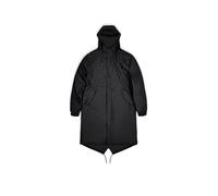 RAINS Parka - Chaqueta impermeable negro | M