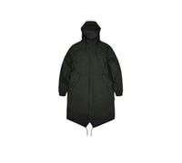 RAINS Parka - Chaqueta impermeable verde | L