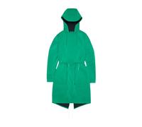Rains - Parka Elemento deportiva con dobladillo de cola de pez - Coats - Mujer - Verde - XL -