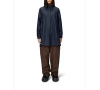 Rains Parka larga lluvia mujer. Azul marino 44/XL