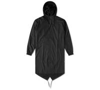 Rains - Parka Negra Cola de Pescado con Bajo Asimétrico - Jackets - unisex - Negro - S -