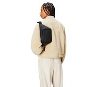 Rains Riñonera unisex BUM BAG MINI. Color Negro