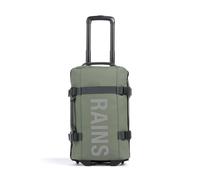 Rains Texel | Bolso de viaje con ruedas | verde | poliuretano,poliéster