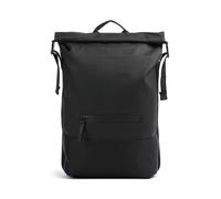 Rains Trail Mochila roll-top negro, polyester, unisex, 22L