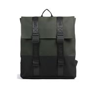 Rains MSN Mochila verde oscuro, poliuretano, unisex, 15L