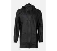 RAINS Unisex Cargo Long Jacket W3 Black Talla: M | Chaquetas Finas Outlet | Unisex | Negro