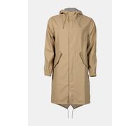 RAINS Unisex Fishtail Parka W3 Sand Talla: XS | Chaquetas Outlet | Unisex | Marrón