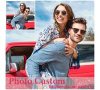 Rainsar Kit de Pintura Diamante Personalizado, Diamond Painting Personalizado Foto Completo Diamante, 5D DIY Cuadro Diamantes Personalizado Manualidades de Mosaico, Regalos para Decoración del Hogar