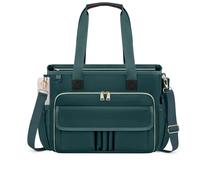 RAINSMORE Bolso Portatil Mujer Maletin Portatil 15,6 Pulgadas Grande Bolso Profesora Bolsa Trabajo con Bolsillo Aislante para Universidad Enfermera Shopper Oficina