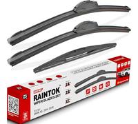 RAINTOK Windshield Wiper Blades Replacement for BMW X5 2014 2015 2016 2017 2018 Original Factory Quality Front Rear Wipers Blade Set for My Car - 24" 20" 12" (Pack of 3)