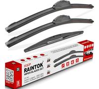 RAINTOK Windshield Wiper Blades Replacement for Subaru Legacy Outback 2010 2011 2012 2013 2014 Original Factory Quality Front Rear Wipers Blade Set for Car - 26" 19" 14" (Piece of 3)