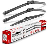 RAINTOK Windshield Wiper Blades Replacement for Toyota CHR C-HR 2018 2019 2020 2021 Original Factory Quality Front Rear Wipers Blade Set for Car - 26" 16" 14" (Piece of 3)
