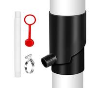 Rainwater Collection Kit - Rainwater Diverter Kit | Rain Water Colection System | UV Resistant Rainwaterr Collector | Portable Barrels To Collect Rainwaters From Gutter for Car Washing, Irrigation