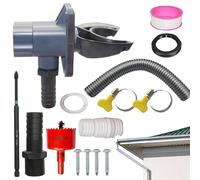Rainwater Collector Downpipe - Efficient Roof Water Diverter, Leak Free Design with Easy Installation & Adjustable Parts for Outdoor Garden Lawn Patio Home Rain Harvesting and Sustainable Water