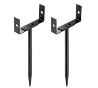 Rainwater downspoutBracket - Weather-Resistant Secure Mount, 2-Pack Expandable Gutter downspoutHolder, Flood-Prevention Drainage Support, Steel downspoutBracket Case | For Lawn Garden