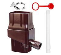 Rainwater System, Barrel Diverter Kit, Downspout Filtration Valve, Eco Friendly Design, Adjustable Fit for 2x3inches Standard Downspouts, Garden, Outdoor, Water Collection Use