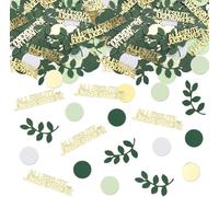 Rainway 200 unidades de confeti decorativo de papel de cartón con diseño de hojas de colores en la eterna juventud, decoración juvenil para niñas, decoración de mesa para fiestas, celebraciones