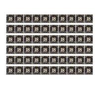 Rainway 60 servilletas para el 18º cumpleaños - Diseño «regalo de la vida completa» y decoración original para tartas, tartas y fiestas - Regalo creativo de mamá y papá para 18 cumpleaños