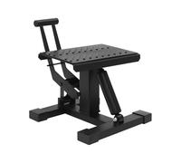 RainWeel Plataforma elevadora para motocicleta, 200 kg, altura ajustable, 25 - 34,2 cm, soporte de motor para reparación y visualización, color negro