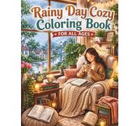 Rainy Day Cozy Coloring Book for All Ages: Cute, Hygge & Relaxing Indoor Scenes for Kids, Teens and Adults: 50 Adorable and Easy-to-Color Hygge Scenes ... for Stress Relief, Creativity and Relaxation