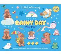 Rainy Day Cuties Play Pad: Peel-Off Paper Fun - perfect for tray tables, backpacks and mealtime activities