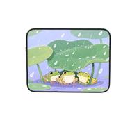 Rainy Day Frogs - Funda para laptop, portátil, tablet, maletín para el trabajo, 25,4 cm
