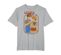 Rainy Day Fun Tattoos Sarcastic Retro Funny Adult Humor Camiseta, Hombre Tallas Grandes, Gris Jaspeado, 2X Alto