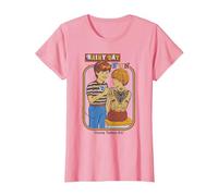 Rainy Day Fun Tattoos Sarcastic Retro Funny Adult Humor Camiseta, Mujer, Rosado, 3XL