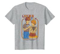 Rainy Day Fun Tattoos Sarcastic Retro Funny Adult Humor Camiseta, Niños, Gris Jaspeado, 2 años