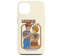 Rainy Day Fun Tattoos Sarcastic Retro Funny Adult Humor Carcasa para iPhone 13