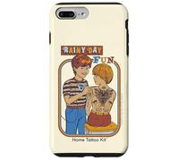 Rainy Day Fun Tattoos Sarcastic Retro Funny Adult Humor Carcasa para iPhone 7 Plus/8 Plus
