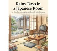 Rainy Days in a Japanese Room: A Cozy Cat Coloring Journey Through Quiet Moments
