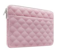 RAINYEAR 13.3 Funda para portátil de 14 Pulgadas Compatible con MacBook Pro M3 M2 M1 Chormebook Notebook de 14 Pulgadas Ultrabook Bolsa Protectora para Ordenador portátil, Rosa