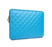 RAINYEAR 13,3 Pulgadas Funda Protectora para Portátil Cuero Artificial Estilo Diamante Bolsa Blanda Compatible con 13,3 DELL HP ASUS Laptop Chromebook Surface Tablet Notebook Ordenador,Azul Claro